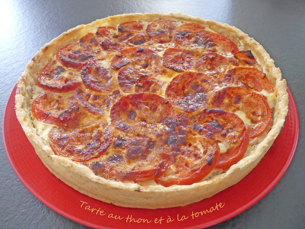 Tarte au thon et à la tomate *