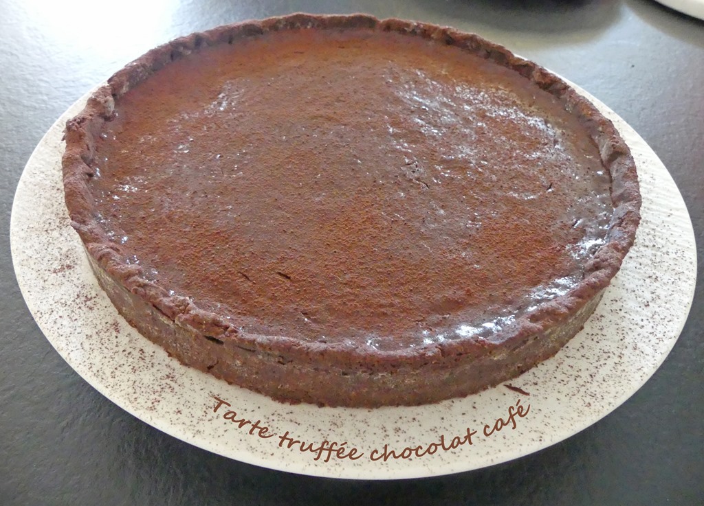 Tarte truffée chocolat café *