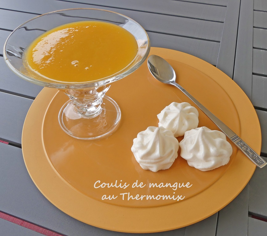 Coulis de mangue au Thermomix *