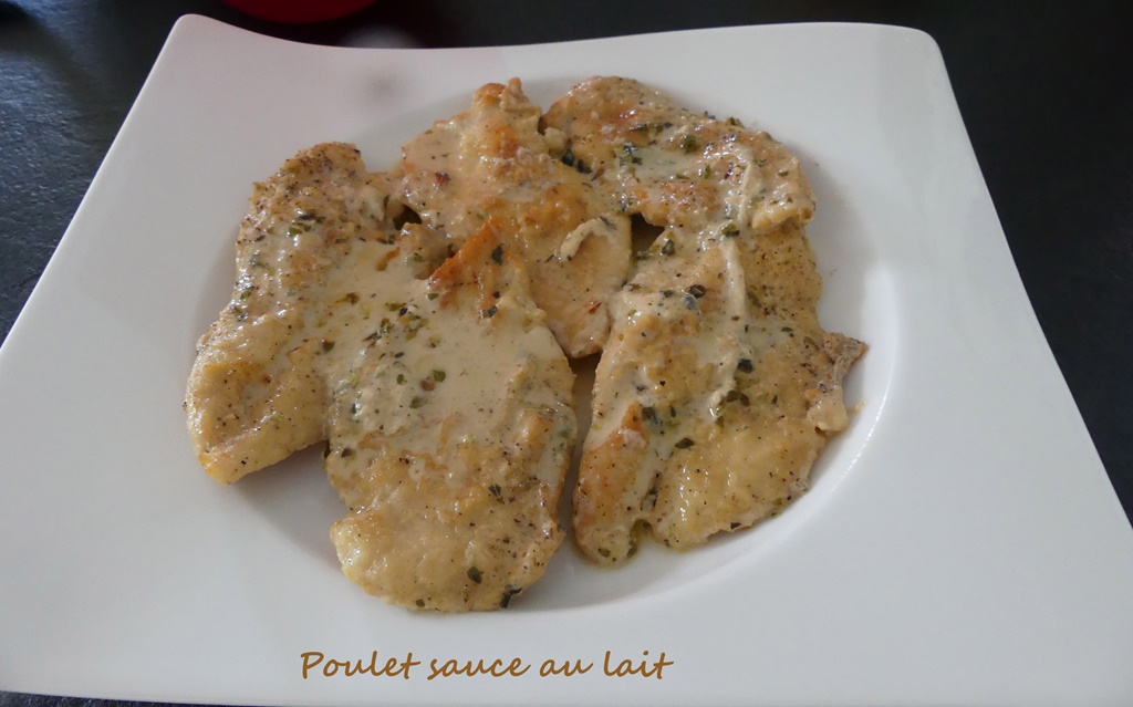 Poulet sauce au lait *