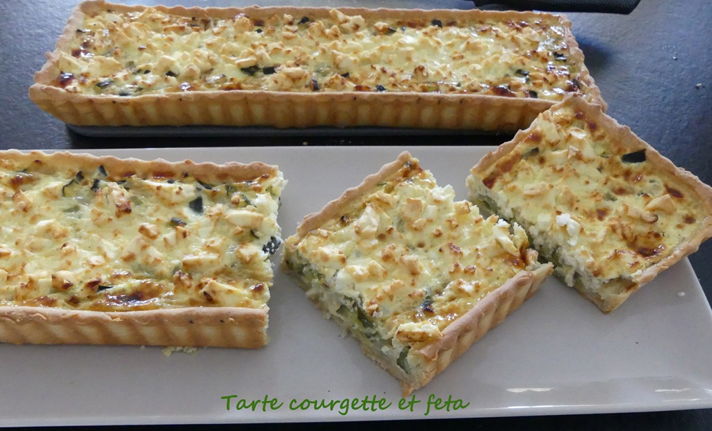 Tarte courgette et feta *