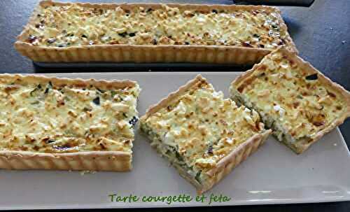 Tarte courgette et feta *