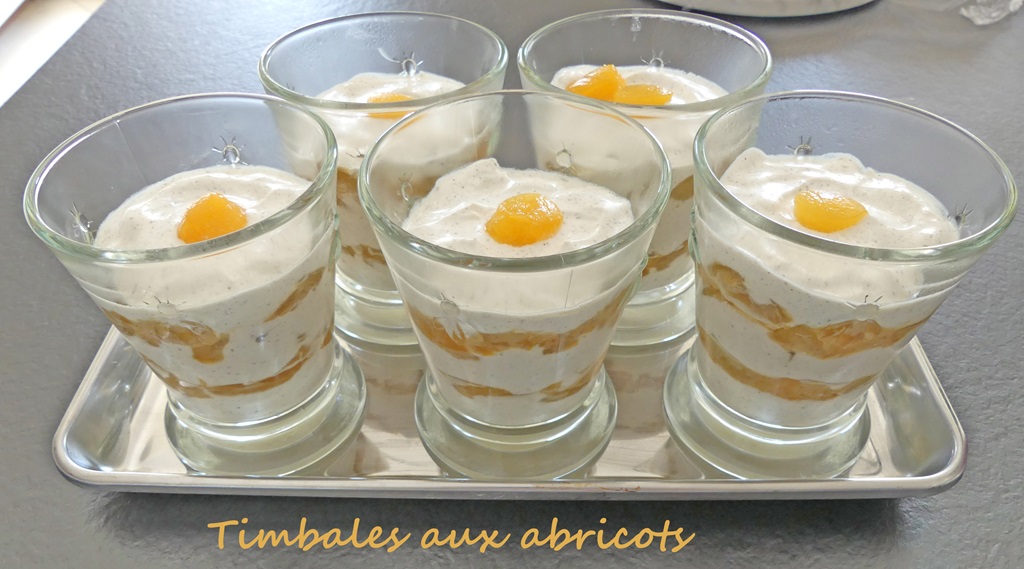 Timbales aux abricots *