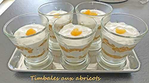 Timbales aux abricots *