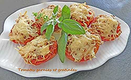 Tomates garnies et gratinées *