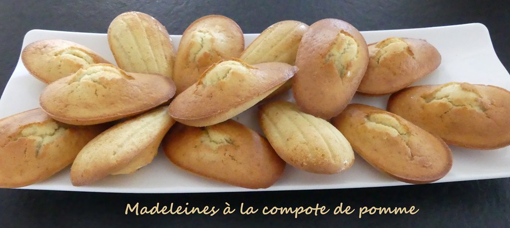 Madeleines à la compote de pomme *