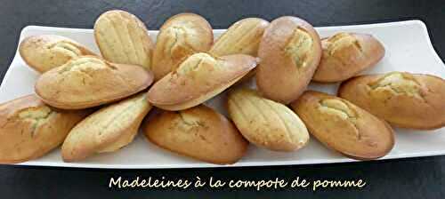 Madeleines à la compote de pomme *