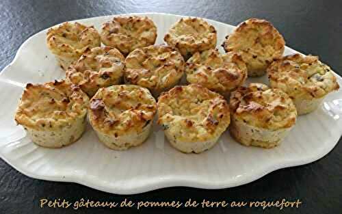 Petits gâteaux de pommes de terre au roquefort *