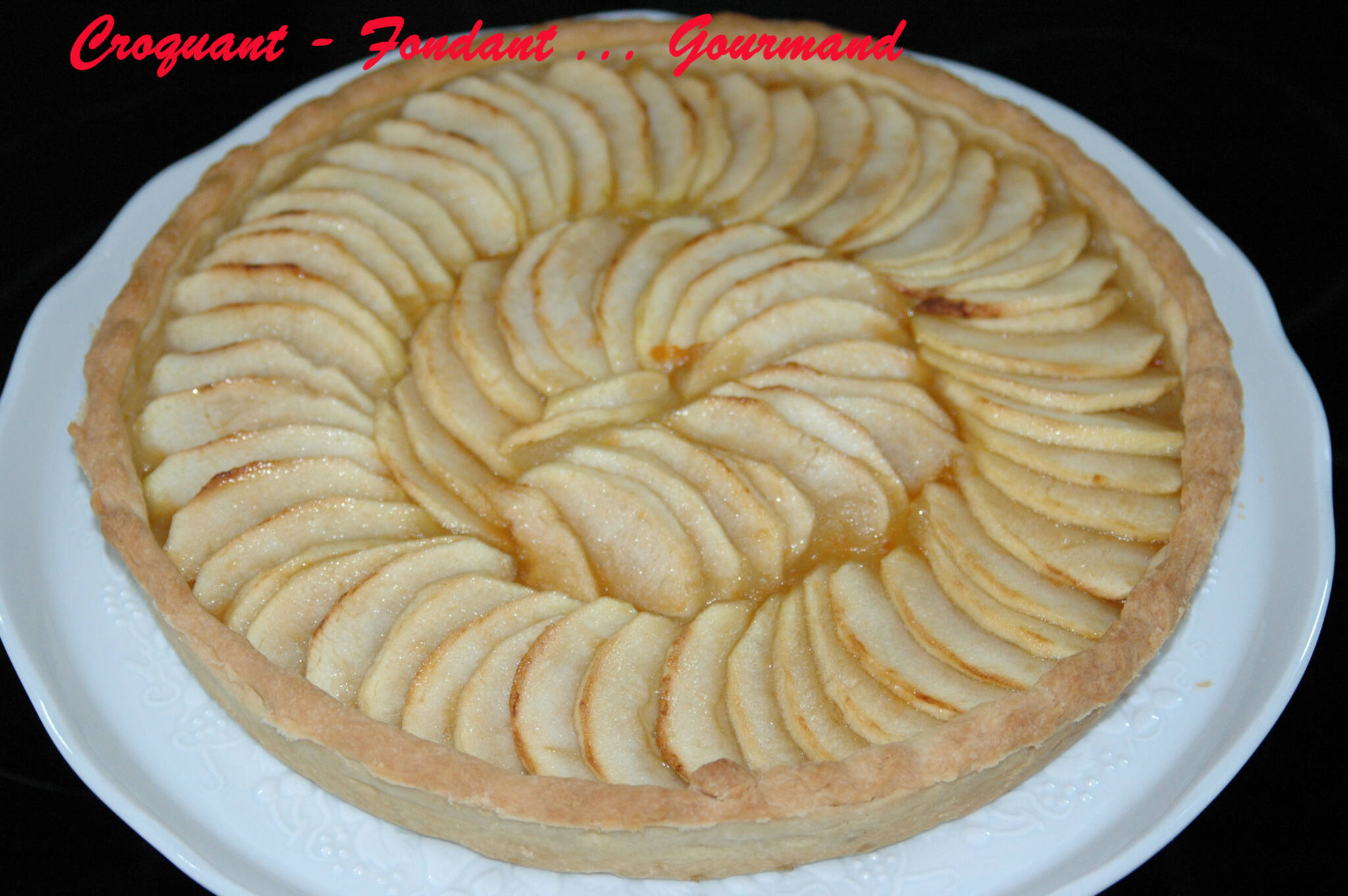 Tarte aux pommes toute simple *