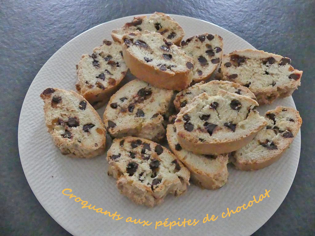 Croquants aux pépites de chocolat *