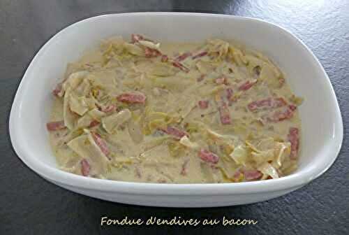 Fondue d’endives au bacon *