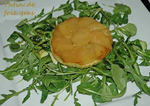 Tatin de foie gras *