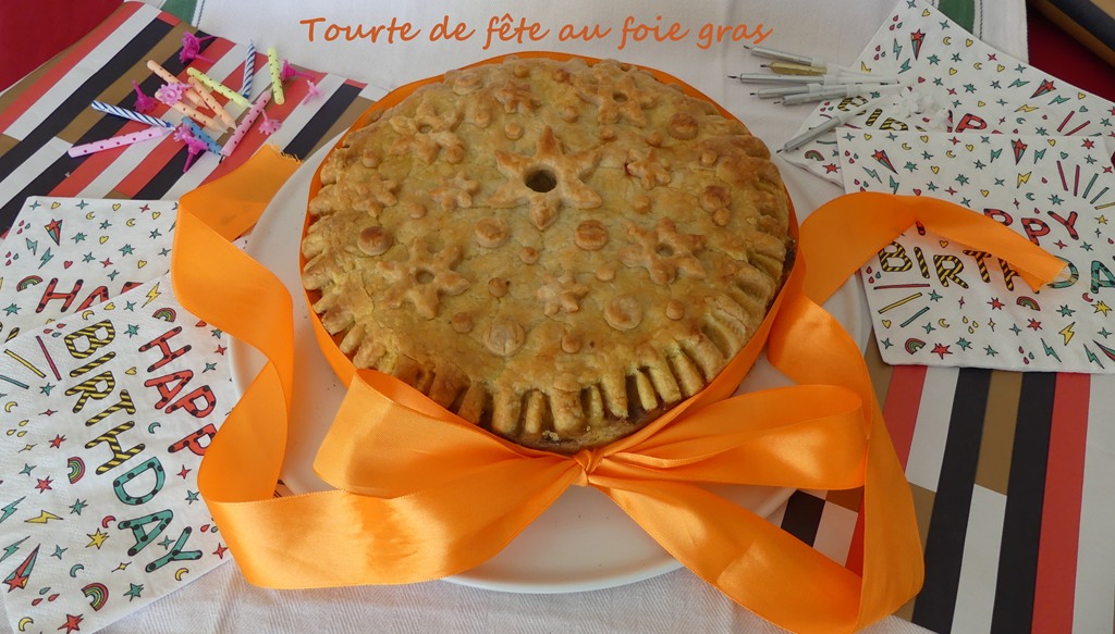 Tourte de fête au foie gras * – Bataille food # 133