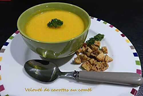 Velouté de carottes au comté au Cook Expert ou non *