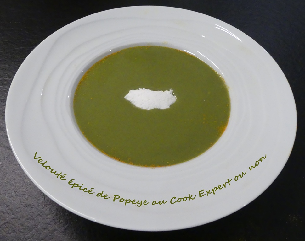 Velouté épicé de Popeye au Cook Expert ou non *