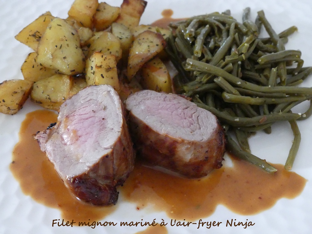 Filet mignon mariné à l’air-fryer Ninja * – Recettes autour d’un ingrédient # 117