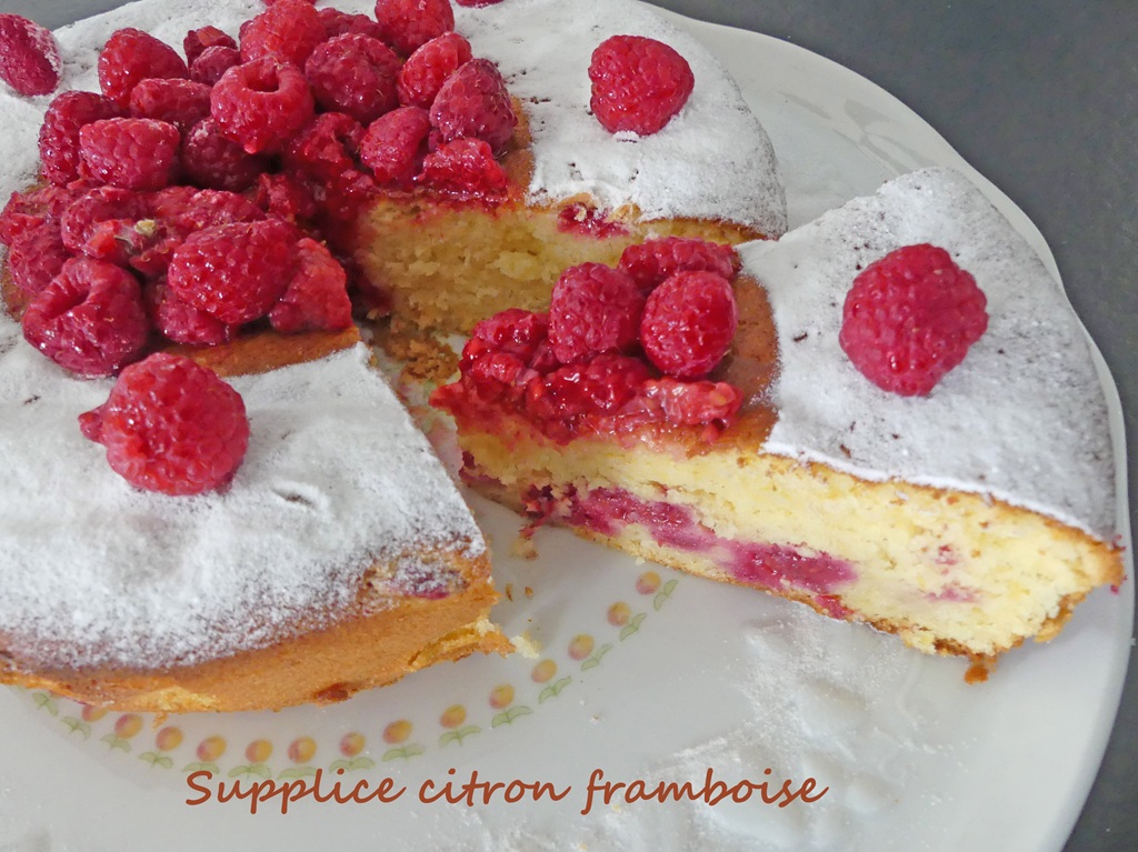 Supplice citron framboise *