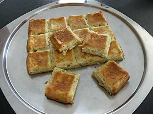 Carrés moelleux à la feta *
