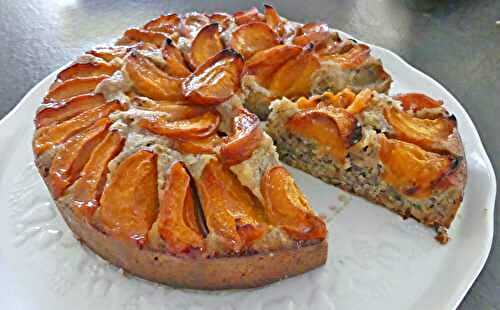 Gâteau aux abricots noisettes et lavande presque comme Yotam Ottolenghi *