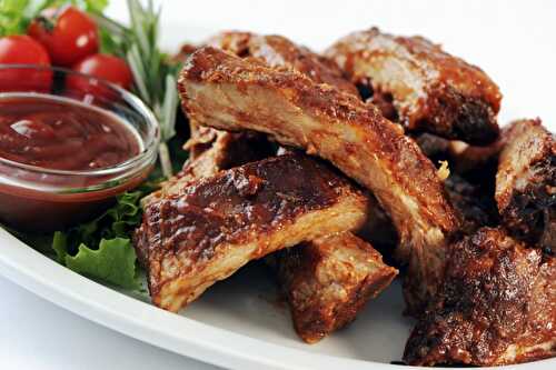 Barbecue ribs american style