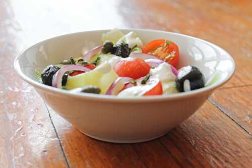 Salade de courgette crue