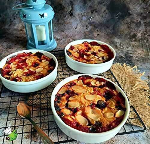 Clafoutis fruits rouges et amandine