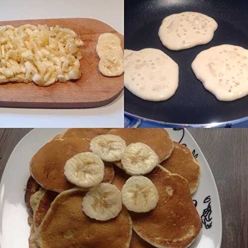 Pancakes à la banane - 3pp pour 5 pancakes