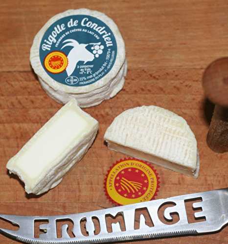 Le fromage du mois : Rigotte de Condrieu