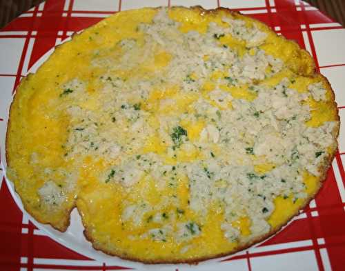 Omelette au crabe