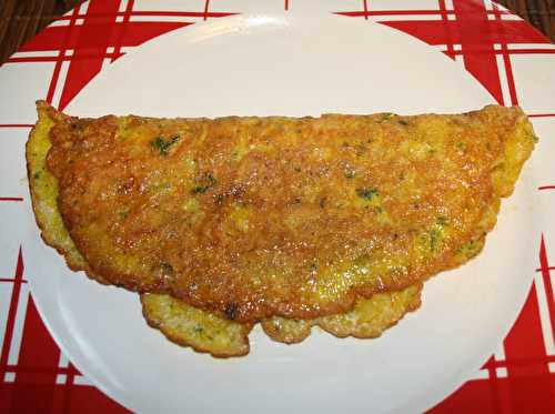 Omelette aux chips