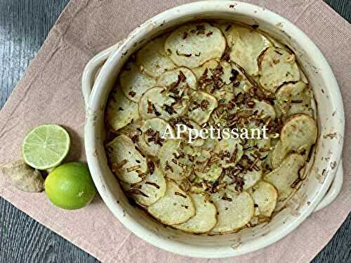 Gratin de pommes de terre au citron vert d'Ottolenghi 