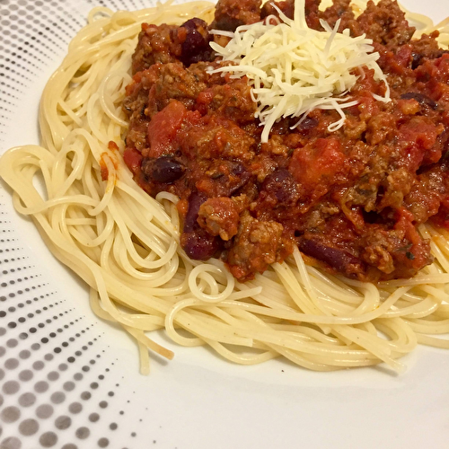 Spaghettis bolognaise rapide