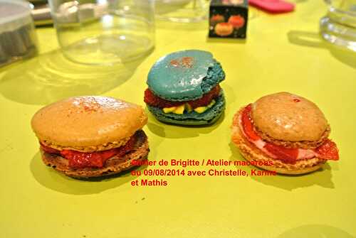 Atelier macarons du 09/08/2014