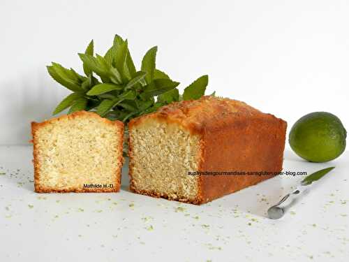 Cake citron vert et menthe version Mathilde d'après Yann Couvreur