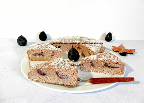 Gâteau aux figues d'après Philippe Conticini : sans gluten, sans sucre ajouté, sans lactose