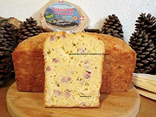 Cake Savoyard d'après Sophie Dudemaine : reblochon, lard fumé, oignon