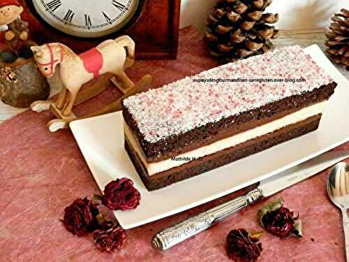 Napolitain chocolat framboise d'après Nicolas Bernardé (sans farine) : pavé chocolat, pavé amande, ganache chocolat noir framboise