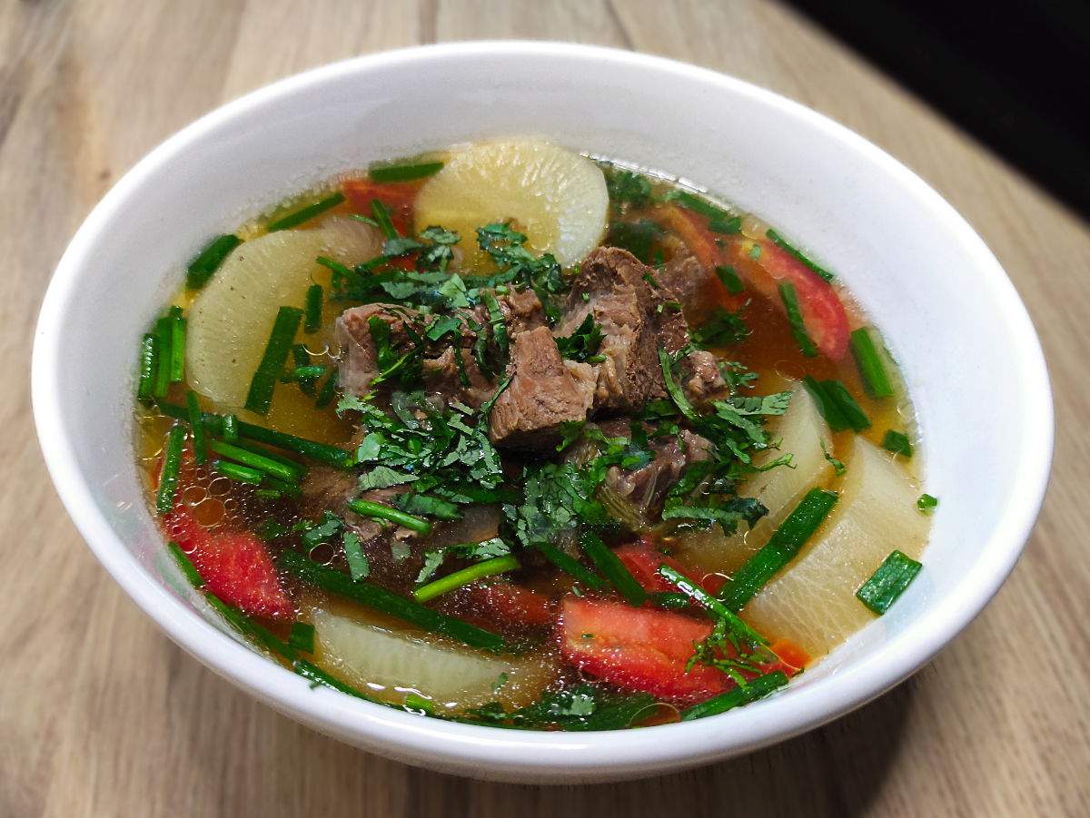 Soupe thaïe de boeuf