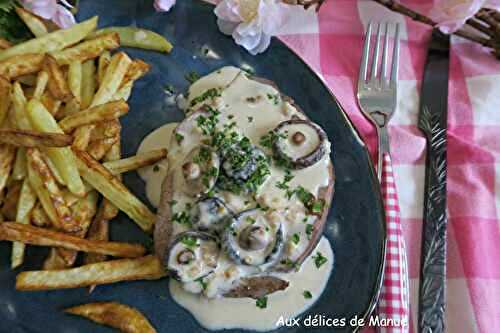 Filet de bœuf aux shiitakés à la crème 