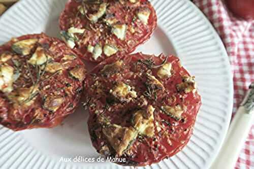 Tomates grillées au chèvre cendré, à l'Air Fryer ou au four