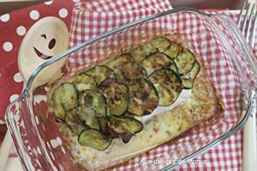 Dos de cabillaud aux écailles de courgette, à l'Air Fryer ou au four -light