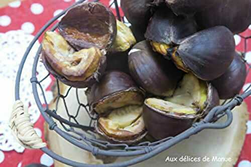 Châtaignes grillées à l'Air Fryer ou au four