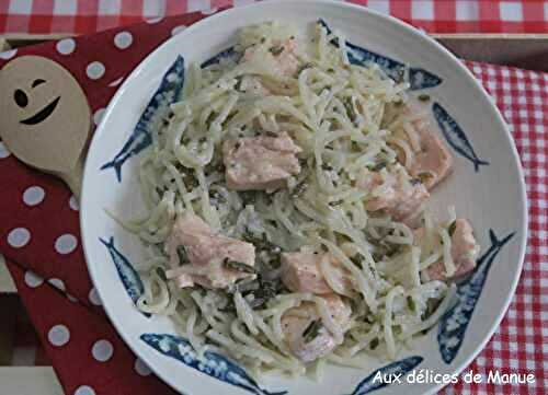 Konjac au saumon et salicorne à la sauce citronnée - light 