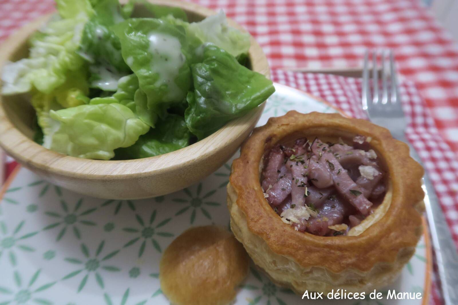 Bouchées au Rocamadour et lardons à l'Air Fryer ou au four