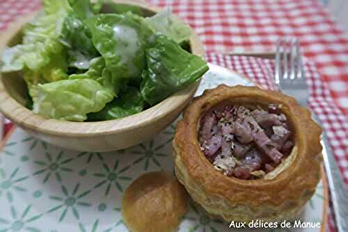 Bouchées au Rocamadour et lardons à l'Air Fryer ou au four