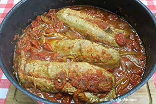 Filet mignon en sauce aux tomates séchées et échalotes 