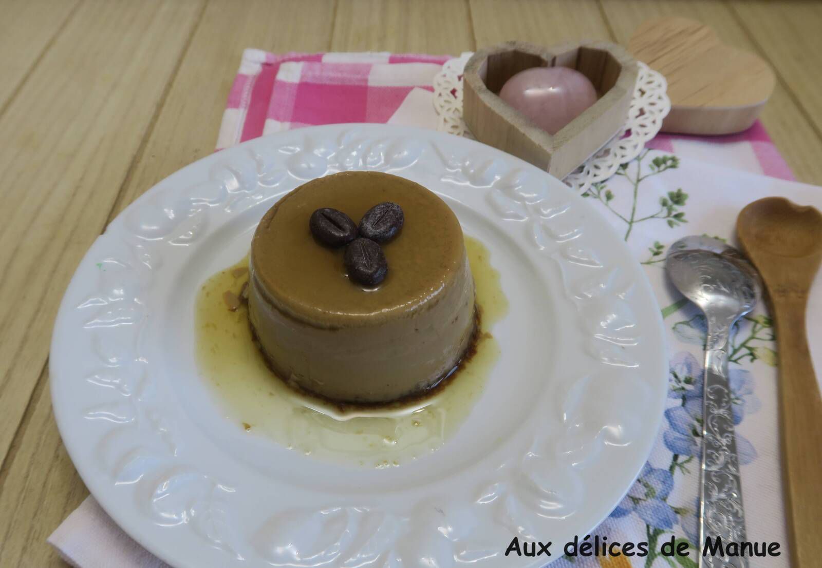 Flan au café du chef Ricard Camarena 