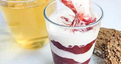Verrine fromage blanc / compote maison
