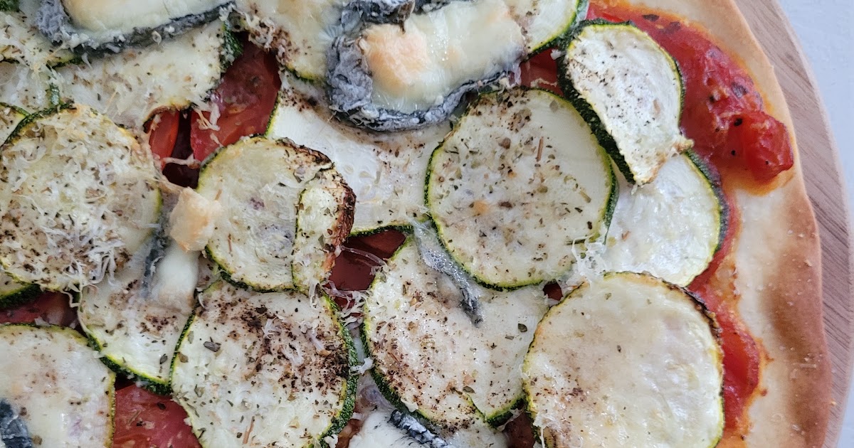 Pizza courgette / chèvre