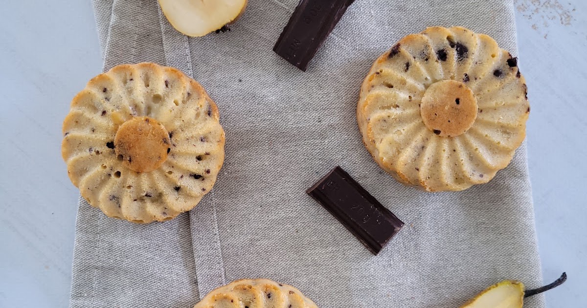 Petits gâteaux chocolat / poire